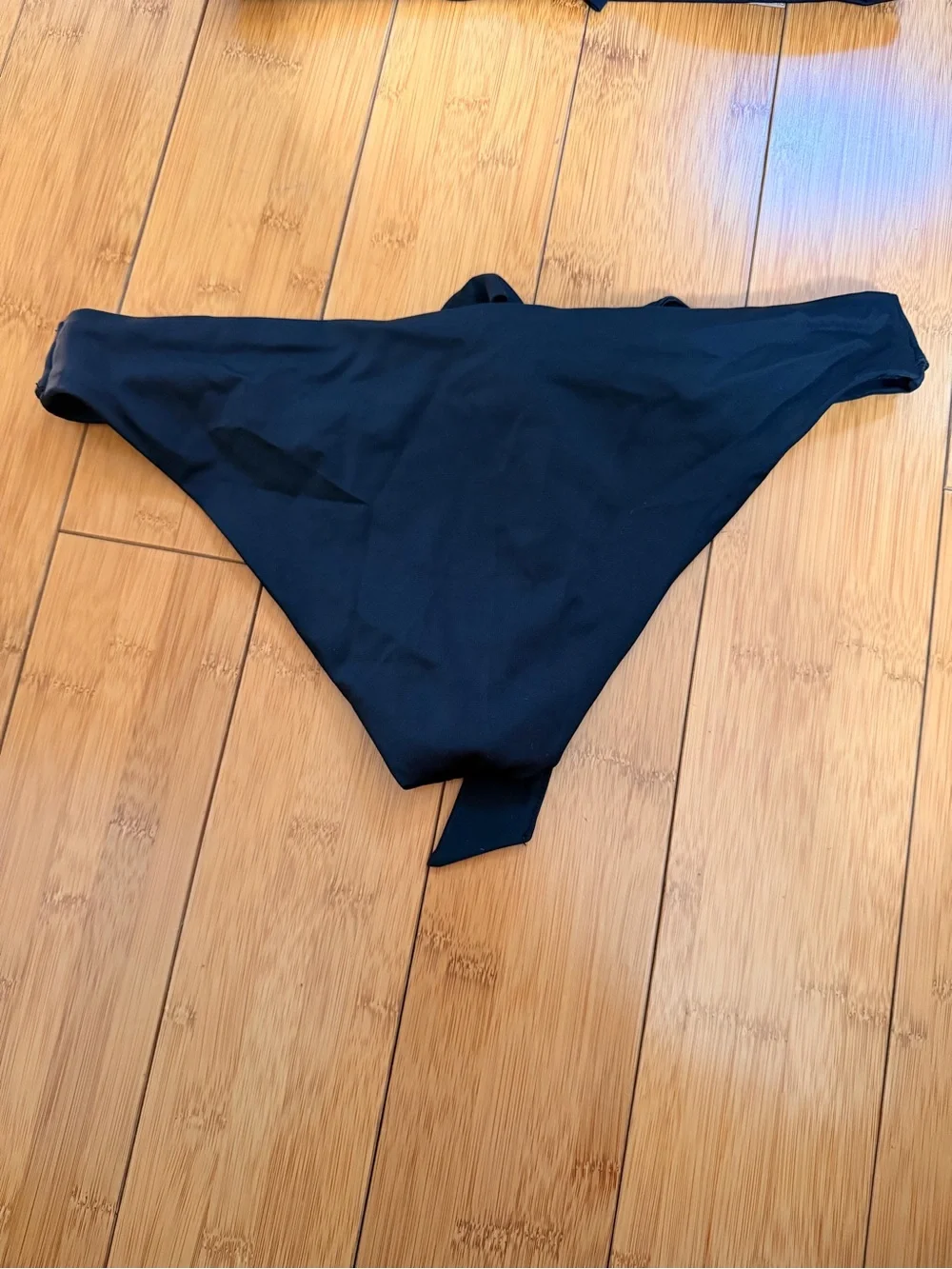 Black Tie-Front Women's Bikini Set - Adore Me